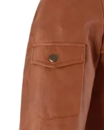 Genuine Leather Classic Biker Jacket - Image 4