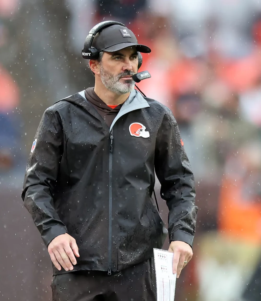 2025 Cleveland Browns Coach Kevin Stefanski Brown Jacket 1 2025 Cleveland Browns Coach Kevin Stefanski Brown Jacket
