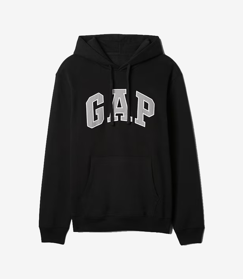 Arch-Logo-GAP-Black-Hoodie-1 Black Gap Hoodie
