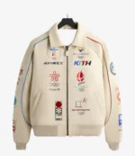 AVIREX Olympics Heritage Leather Bomber Jacket