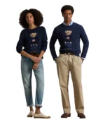 Ralph Lauren Polo Bear Cotton-Linen Sweater