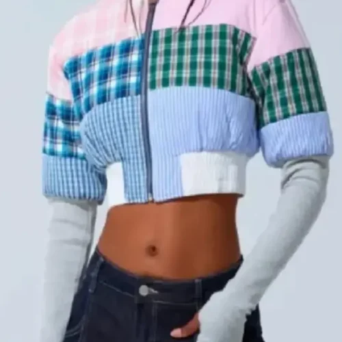 The Fall and Rise of Reggie Dinkins Brina Patchwork Jacket