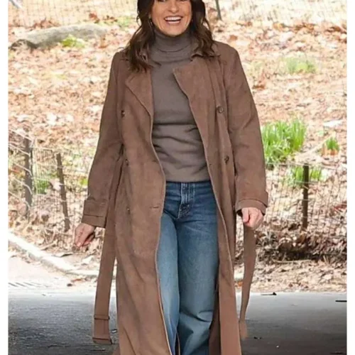 Law and Order SVU Olivia Benson Suede Coat