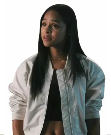 Marshals Andrea Cruz White Bomber Jacket