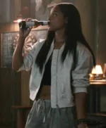 Marshals Andrea Cruz White Bomber Jacket