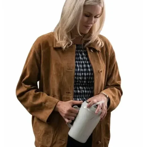 Marshals Dolly Weaver Brown Suede Jacket